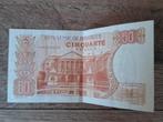 50 Belgische frank, Postzegels en Munten, Verzenden