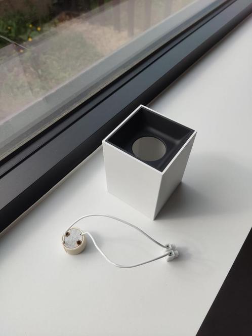 19 Opbouwspotjes kunststof wit/zwart, Huis en Inrichting, Lampen | Spots, Nieuw, Plafondspot of Wandspot, Kunststof, Led, Ophalen