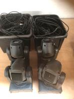 Moving heads professioneel met alle kabels, Ophalen, Zo goed als nieuw