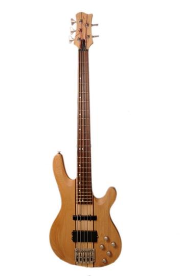 Basse de luthier, Musique & Instruments, Enlèvement, Comme neuf, Électrique, 5 cordes