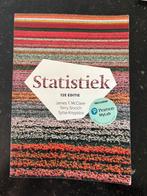 Statistiek 12e editie, Ophalen of Verzenden, Nederlands, Sytse Knypstra; James T. McClave; Terry Sincich