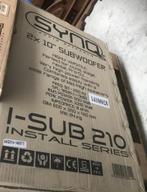 Syncq 2x10" Subwoofer / i-sub 210"  install series - Nieuw, Ophalen, Nieuw