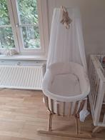 Wieg Rattan childhome + hemel + aerosleep matras en hoes, Kinderen en Baby's, Ophalen of Verzenden, Zo goed als nieuw, Wieg