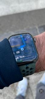 Apple watch 9 - acier inoxydable - comme neuve garantie, Zo goed als nieuw