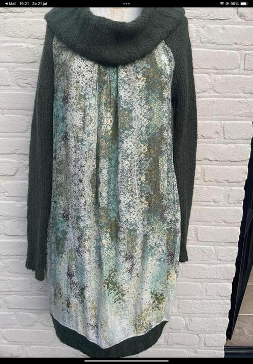 Winterkleedje Twin set by Simona Barbieri, maat L, Kleding | Dames, Jurken, Maat 42/44 (L), Beige, Ophalen of Verzenden