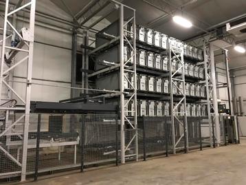 Bogaerts paprika buffer systeem met containers in topstaat beschikbaar voor biedingen