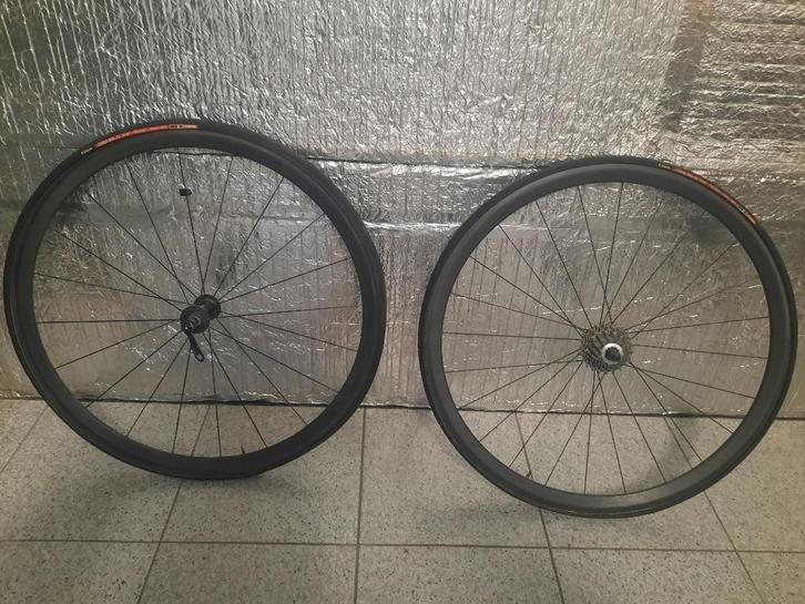 Reynolds MV32 Full carbon wielen, Fietsen en Brommers, Fietsonderdelen, Zo goed als nieuw, Racefiets, Wiel, Ophalen