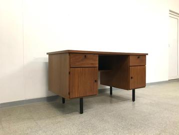 Vintage mid-century teakhouten bureau 1960's beschikbaar voor biedingen