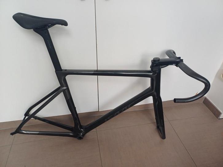 Isaac boson onyx black Xl frameset, Fietsen en Brommers, Fietsen | Racefietsen, Gebruikt, Carbon, Ophalen