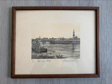 Pentekening Antwerpen - Daniel Winkelmans beschikbaar voor biedingen