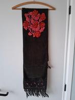 Geborduurde sjaal met parels Enolah, Kleding | Dames, Ophalen of Verzenden, Sjaal
