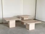 Set travertin coffeetables, Ophalen