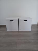 2 grandes boîtes de rangement Ikea Tjena, Maison & Meubles, Enlèvement, Comme neuf