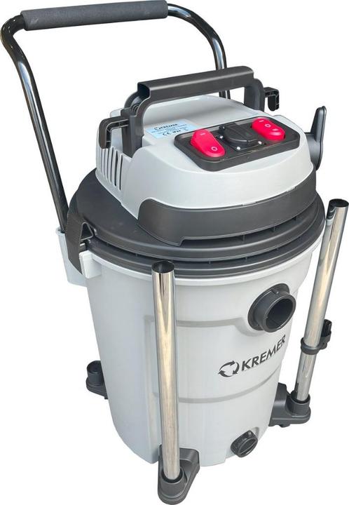 Kremer KR60LE 2600W - Nat/Droog Stofzuiger, Elektronische apparatuur, Stofzuigers, Nieuw, Waterstofzuiger, 2000 watt of meer, Reservoir