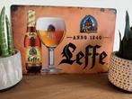 Metalen reclamebord Leffe, Ophalen of Verzenden, Nieuw, Reclamebord, Plaat of Schild, Leffe
