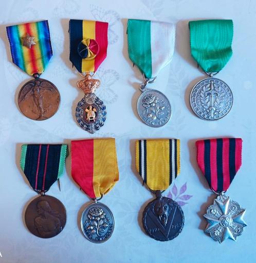 militaria lot de médailles WW2 et divers. Eretekens Belgie, Postzegels en Munten, Penningen en Medailles, Ophalen of Verzenden