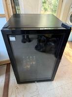 Zwarte Frigo tafelmodel, Ophalen, Zwart, 50 tot 100 cm, Zo goed als nieuw