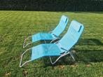 Ligstoelen, Tuin en Terras, Ligbedden, Ophalen, Gebruikt, Metaal, Verstelbaar
