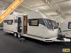 Hobby Prestige 660 WFC 2021 Airco,Mover,Tent!, Caravans en Kamperen, Rondzit, Tot en met 4, 1500 - 2000 kg, Vast bed