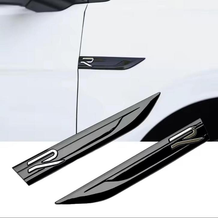 Volkswagen Golf 8 R Zijscherm Embleem – Originele look, Auto diversen, Autostickers, Ophalen of Verzenden