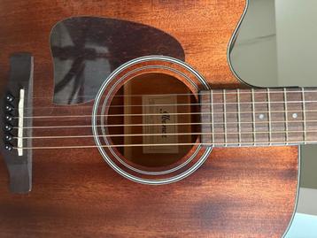 Linkshandige Elektro-akoestische Ibanez gitaar + koffer, Enlèvement, Comme neuf, Guitare Western ou Guitare Folk, Avec valise