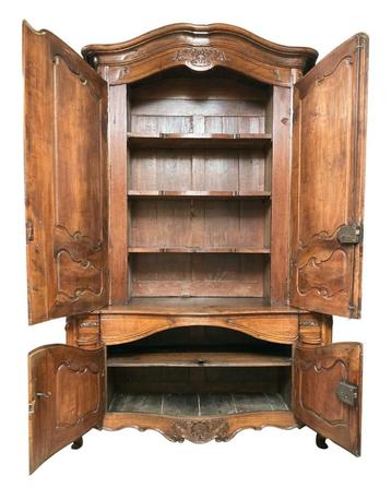 Louis XV dressoir met acht deuren, Antiek en Kunst, Ophalen of Verzenden