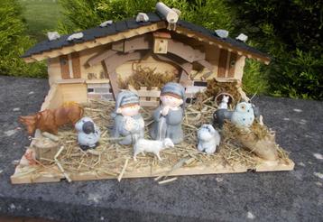 Nieuwe houten handgemaakte kerstwieg F68, Ophalen, Nieuw