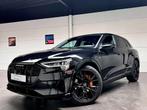 Audi e-tron 55 Quattro S line / FULL black / (bj 2020), Auto's, Automaat, Gebruikt, Zwart, Leder