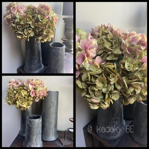 Hortensia zijden bloem | Roze of sage Green, Huis en Inrichting, Woonaccessoires | Kunstplanten en Kunstbloemen, Nieuw, Binnen