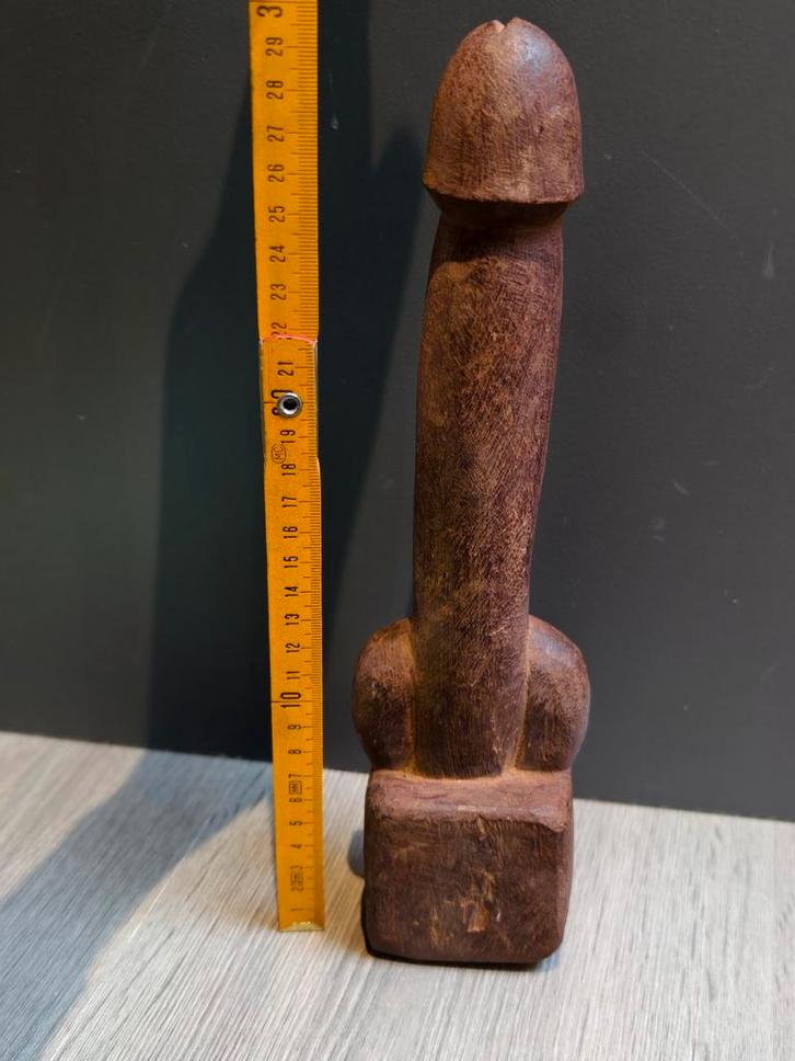 Très grand phallus en bois, Antiek en Kunst, Antiek | Kantoor en Zakelijk, Ophalen