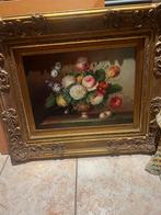 Prachtige schilderij op hout met mooie kader, Antiek en Kunst, Ophalen