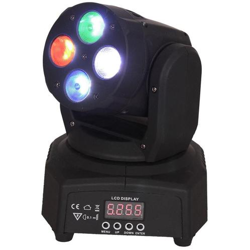 IBIZA LMH350RGBW-MINI 4x10 Watt RGBW Movinghead, Musique & Instruments, Lumières & Lasers, Neuf, Couleur, Enlèvement ou Envoi