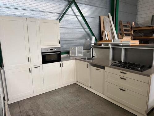 Nette Complete Hoekkeuken + Apparatuur + GEDEMONTEERD, Huis en Inrichting, Keuken | Complete keukens, Zo goed als nieuw, Hoekkeuken