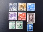 Nederlands Indië : 9 postzegels (1938 - 1948), Postzegels en Munten, Postzegels | Nederlands-Indië en Nieuw-Guinea, Ophalen of Verzenden