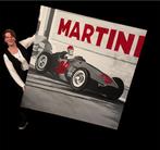 Vintage Schilderij MARTINI met Racewagen (160X160,5 !!), Verzamelen, Ophalen, Zo goed als nieuw, Overige typen