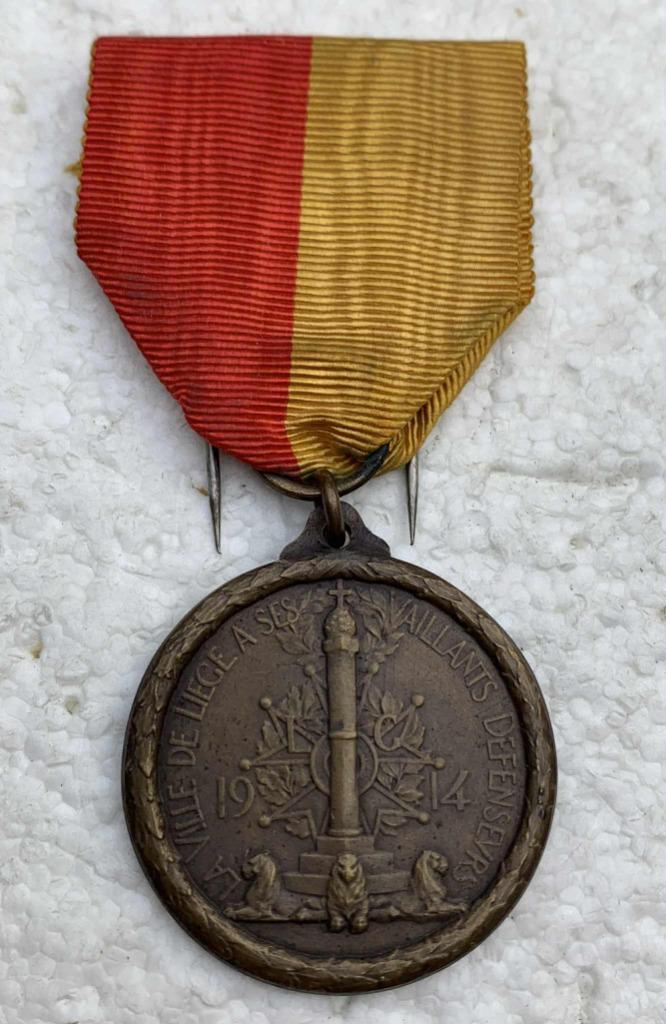 Medaille, 14-18, Med LUIK ter verdediging vd stad en Forten, Collections, Objets militaires | Général, Armée de terre, Enlèvement ou Envoi