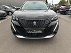 Peugeot 2008, 1.2 benzine AUTOMAAT, CARPLAY/ CAMERA, Leder en Stof, Zwart, Bedrijf, 5 zetels