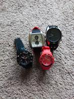 4 Merk Horloges Te Koop, Bijoux, Sacs & Beauté, Montres | Hommes, Utilisé, Montre-bracelet, Enlèvement ou Envoi