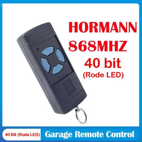 Vervanger voor 868 MHz Hormann Deuropener 40 BIT (RODE LED), Telecommunicatie, Zenders en Ontvangers, Nieuw, Zender, Ophalen of Verzenden
