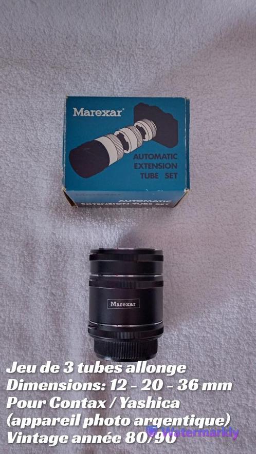 Jeu de 3 tubes allonge (12 - 20 - 36 mm) Marexar, TV, Hi-fi & Vidéo, Photo | Lentilles & Objectifs, Utilisé, Objectif macro, Enlèvement ou Envoi