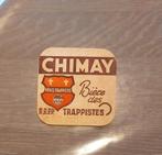 Oud bierviltje brouwerij Chimay trappist klein formaat, Verzamelen, Ophalen of Verzenden