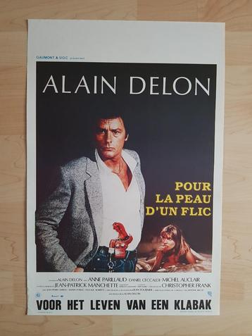 filmaffiche Alain Delon Pour la peau d'un flic filmposter beschikbaar voor biedingen