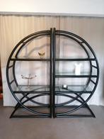 Vintage manou Hollywood Regency rotan retro wandmeubel kast, Huis en Inrichting, Ophalen, Met plank(en), Gebruikt, 150 tot 200 cm