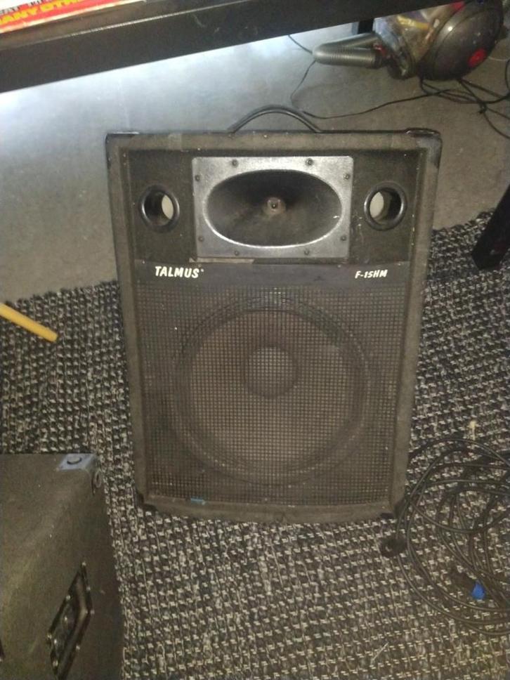 Talmus F-15 hm + Solton ec400 + 2x speakon, Audio, Tv en Foto, Luidsprekerboxen, Gebruikt, Ophalen