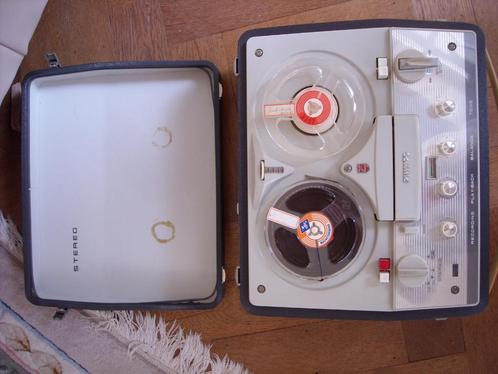 vintage bandrecorder Philips EL3547, Audio, Tv en Foto, Bandrecorder, Bandrecorder, Met stofkap, Met banden, Ophalen