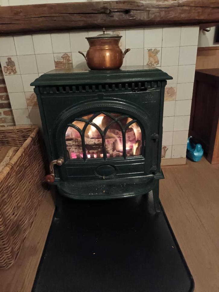 houtkachel Jotul, Huis en Inrichting, Kachels, Gebruikt, Vrijstaand, Houtkachel, Hout, Ophalen