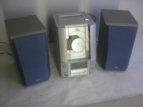 Micro Stereoketen Tuner CD en cassette - JVC SP-UXV10., Audio, Tv en Foto, Radio's, Gebruikt, Radio, Met cd-speler, Ophalen of Verzenden
