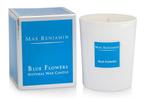 Bougie parfumée Max Benjamin nouveauté Bleu Fleurs, Autres matériaux, Enlèvement ou Envoi, Blanc, Bougie