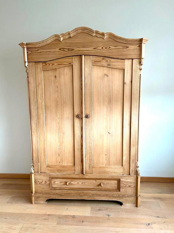 Prachtige grote antieke halkast / kast / slaapkamer kast, Antiquités & Art, Antiquités | Meubles | Armoires, Enlèvement