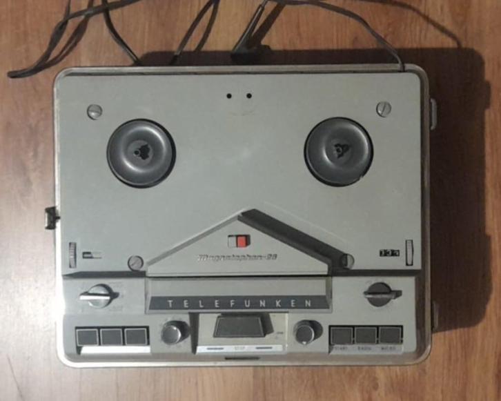 ENREGISTREUR A BANDES VINTAGE, Audio, Tv en Foto, Bandrecorder, Defecte bandrecorder, Ophalen